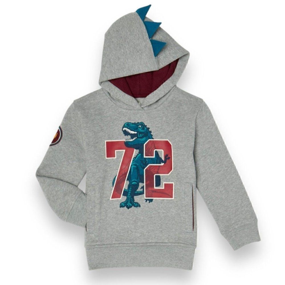 365 Kids from Garanimals Boys Dino Graphic Long Sleeve Hoodie